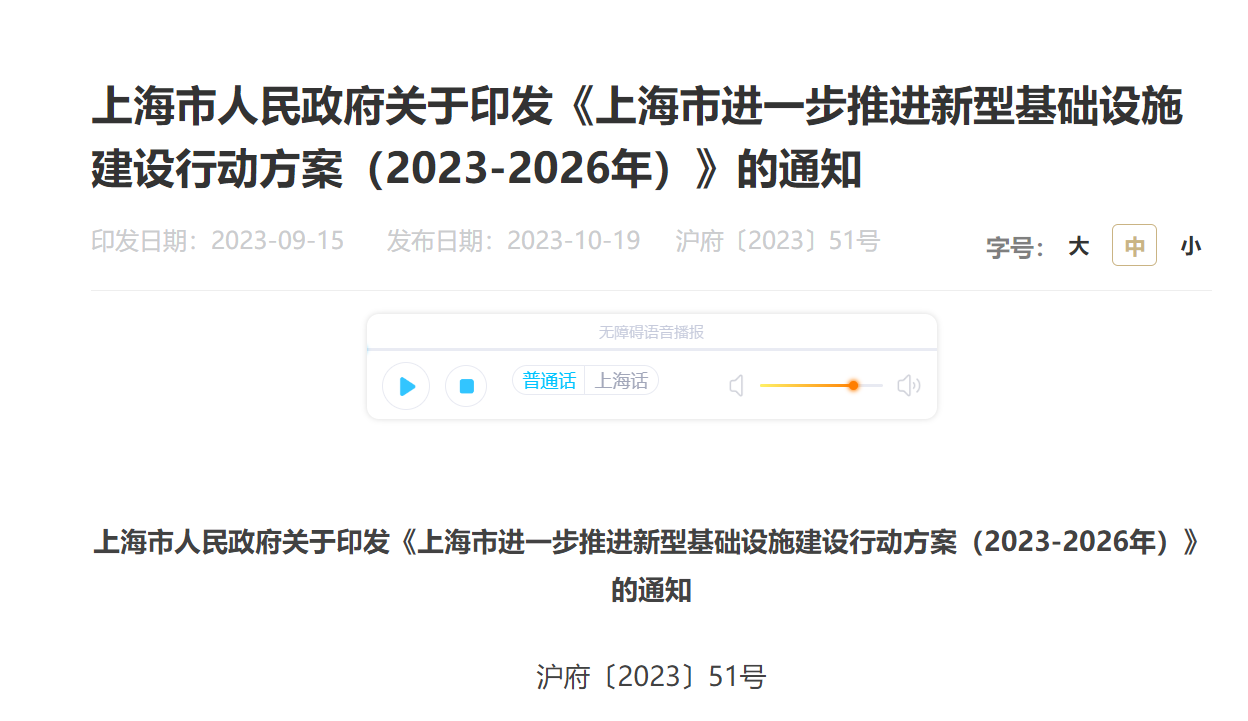上海:建設(shè)智能汽車(chē)支撐服務(wù)設(shè)施，建立靈活共享的智能用能設(shè)施網(wǎng)絡(luò)